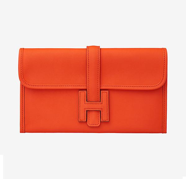 HERMES エルメス財布コピー☆クラッチポシェットJige Elan orange 29 9050815